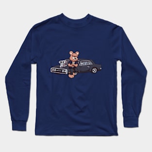 Fast And Angry Teddy Bear Long Sleeve T-Shirt